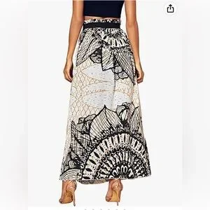 SHEIN Skirts Shein Womens Summer Boho Floral Print Fringe